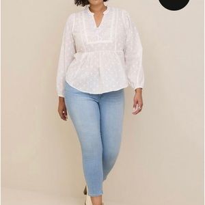 Torrid baby doll blouse